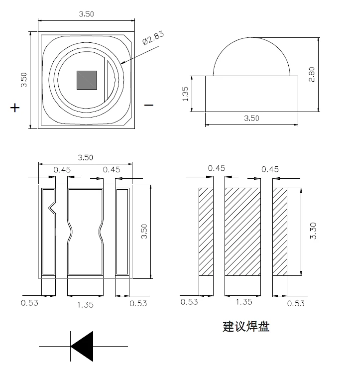 3535 glass lens uva dimensions 3535 glass lens uva dimensions