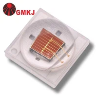 1w 3W watt vermell 660nm LED Xip SMD 3535 Paquet Dome Lens