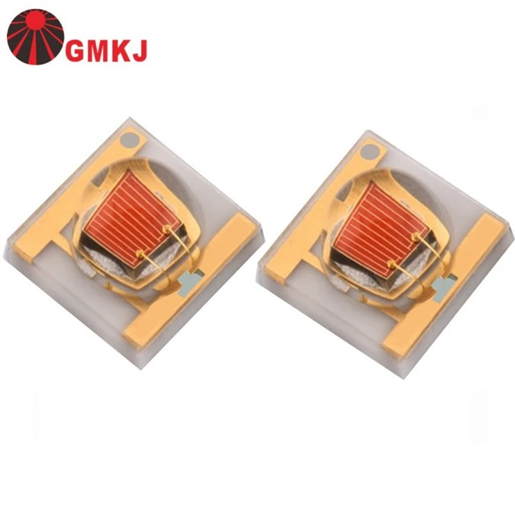 Ceramic Base 3535 Yellow Color Smd Led Chip 585nm 590nm 595nm